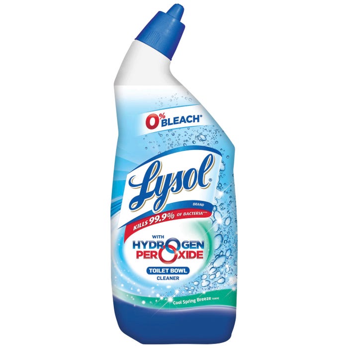Lysol Hydrogen Peroxide Toilet Cleaner, 24 Ounces, Cool Spring Breeze Scent
