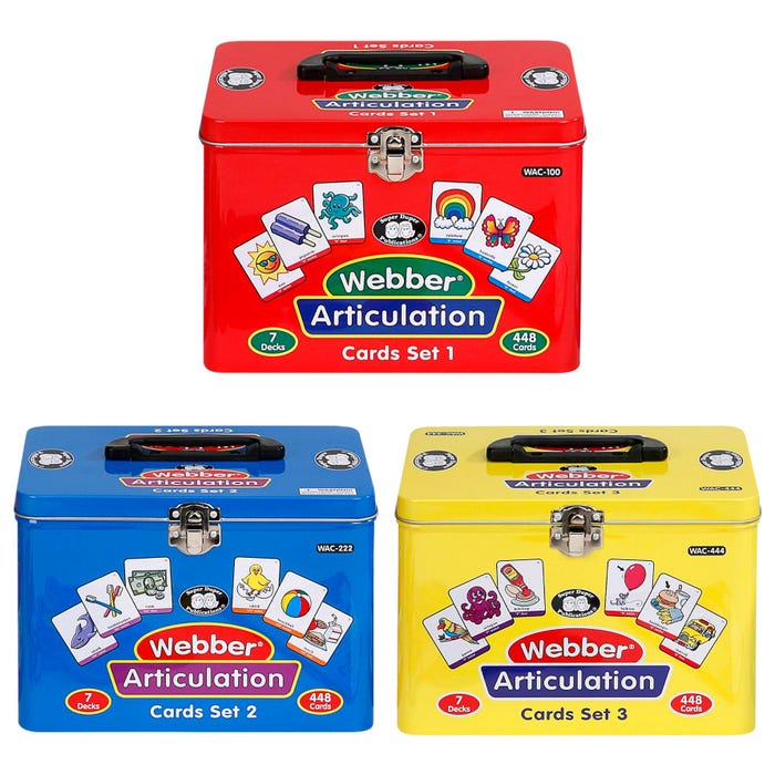 Super Duper Articulation Cards with Illustrations, Set 1, 2, & 3 Combo Kits
