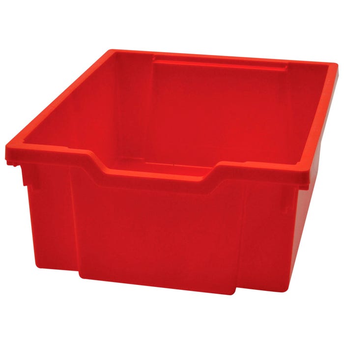 Gratnells Standard Deep F2 Tray, 12-1/3 x 16-4/5 x 6 Inches, Set of 6