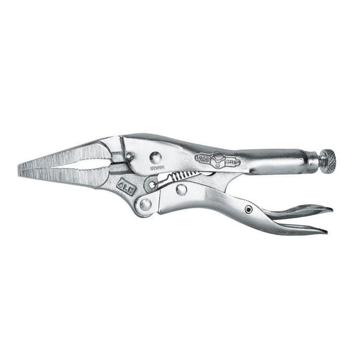 Vise Grip Long Nose Plier with Wire Cutter, 2-1/4 in Jaw Opening, 5/16 in Jaw Thickness, 6 in L, High Grade Alloy Steel