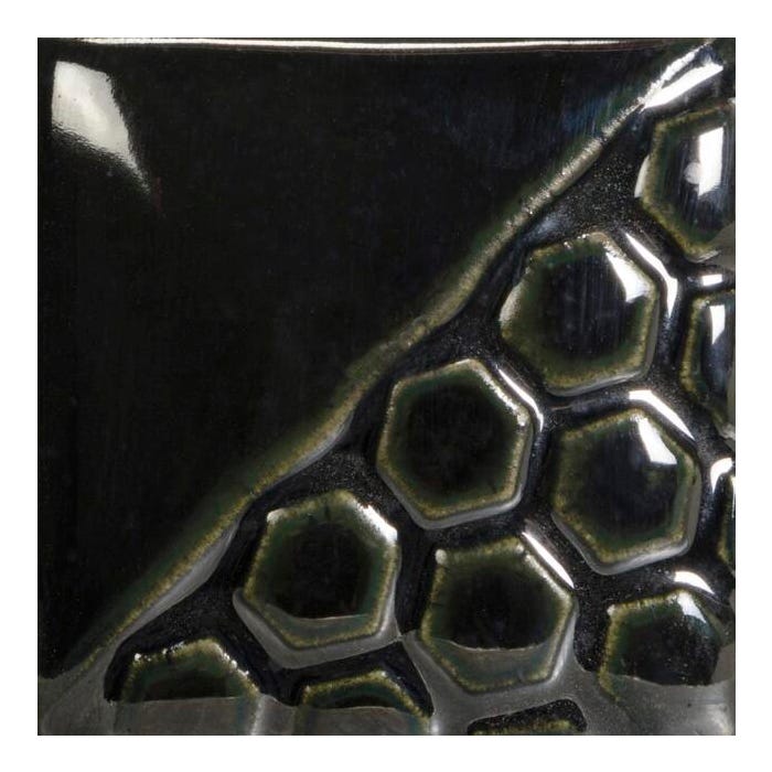 Mayco Elements Glaze, EL-120 Black Ice, Opaque, Pint