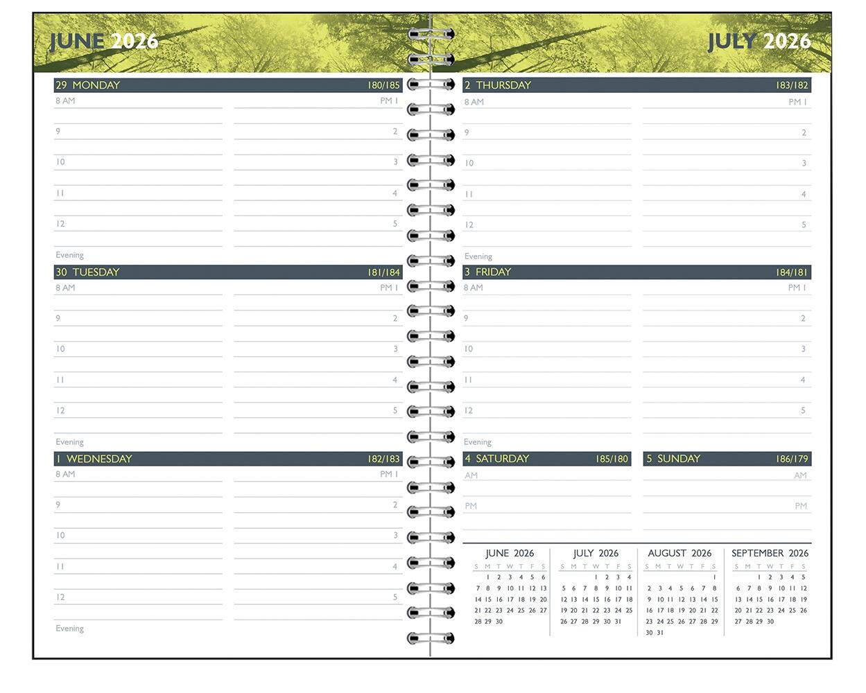 Image for Hammond & Stephens Academic Weekly Appointment Planner, July 2026 to July 2027, 5 x 8 Inches from School Specialty