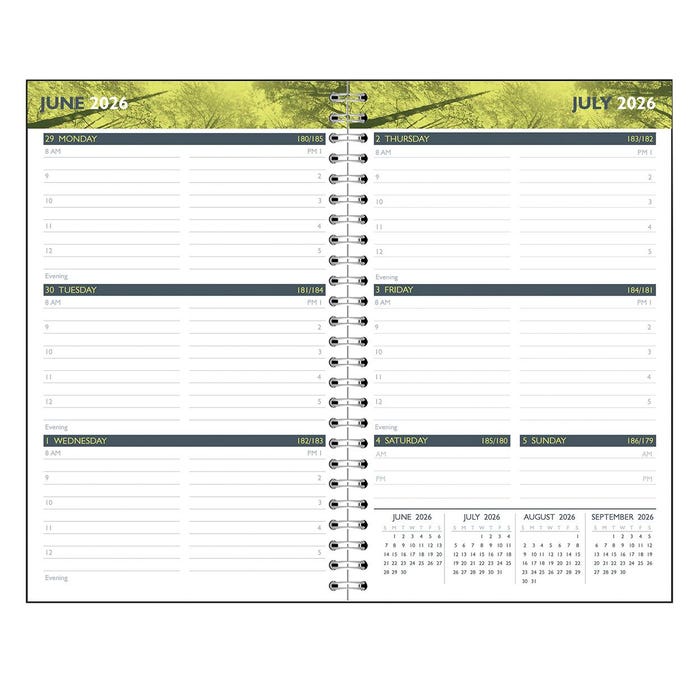 Hammond & Stephens Academic Weekly Appointment Planner, July 2026 to July 2027, 5 x 8 Inches