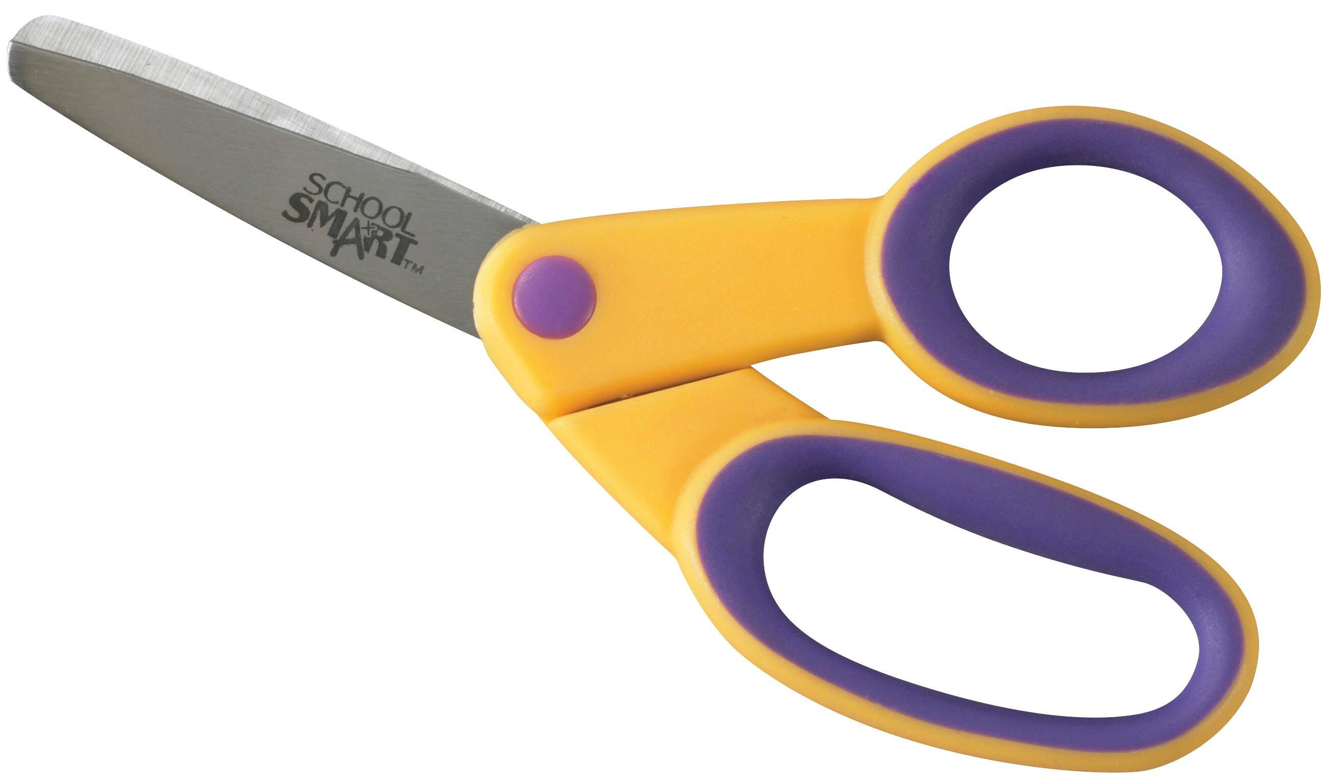 School Smart Blunt Tip Kids Scissors, Right Handed, 5 Inches Item Number 084837