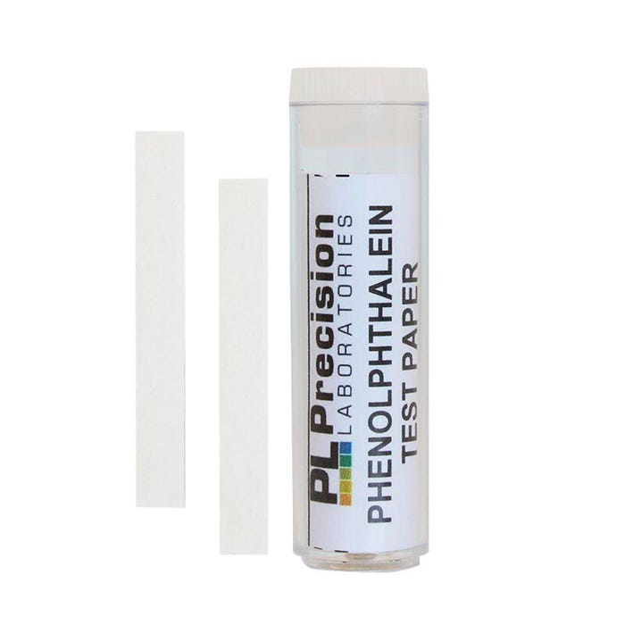 Phenolphthalein Test Paper Vials, Pack of 12