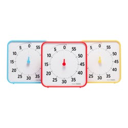 Time Timer Learning Center Classroom Set, Primary Color, 8 Inch, Set of 3, Item 2096680
