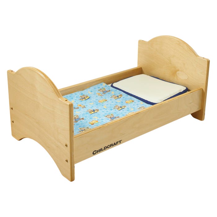 Childcraft Stacking Doll Bed with Bedding Set, 4 Pieces