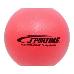 Sportime Techno-Coat Foam Low Bounce Dodgeballs, 6-1/4 Inches, Set of 6 2088015