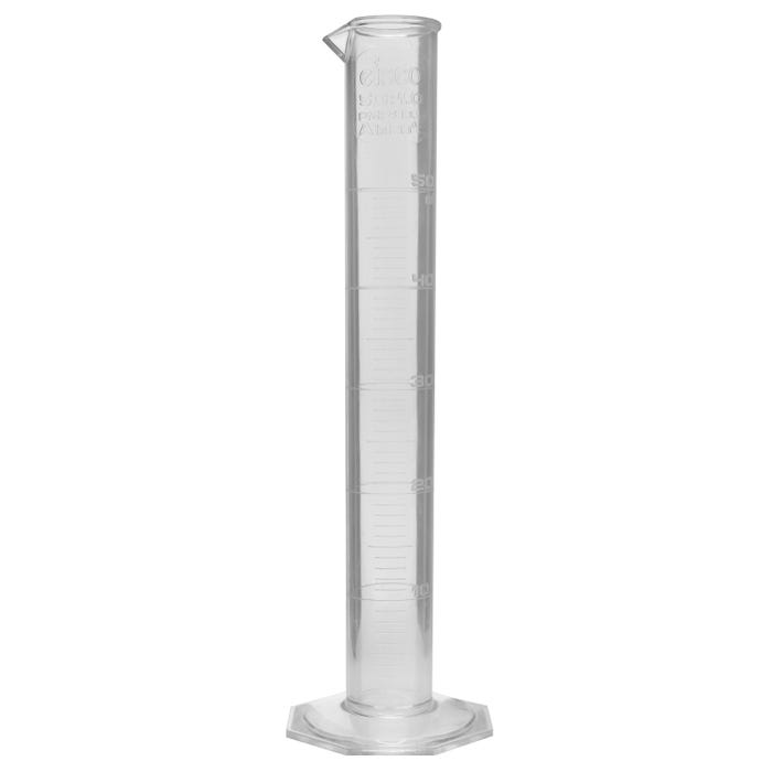 Eisco Labs Graduated Cylinder, TPX, Octagonal Base, Class A, 50ml