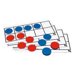 SI Manufacturing Giant Magnetic Ten Frame Sets, Pack of 4