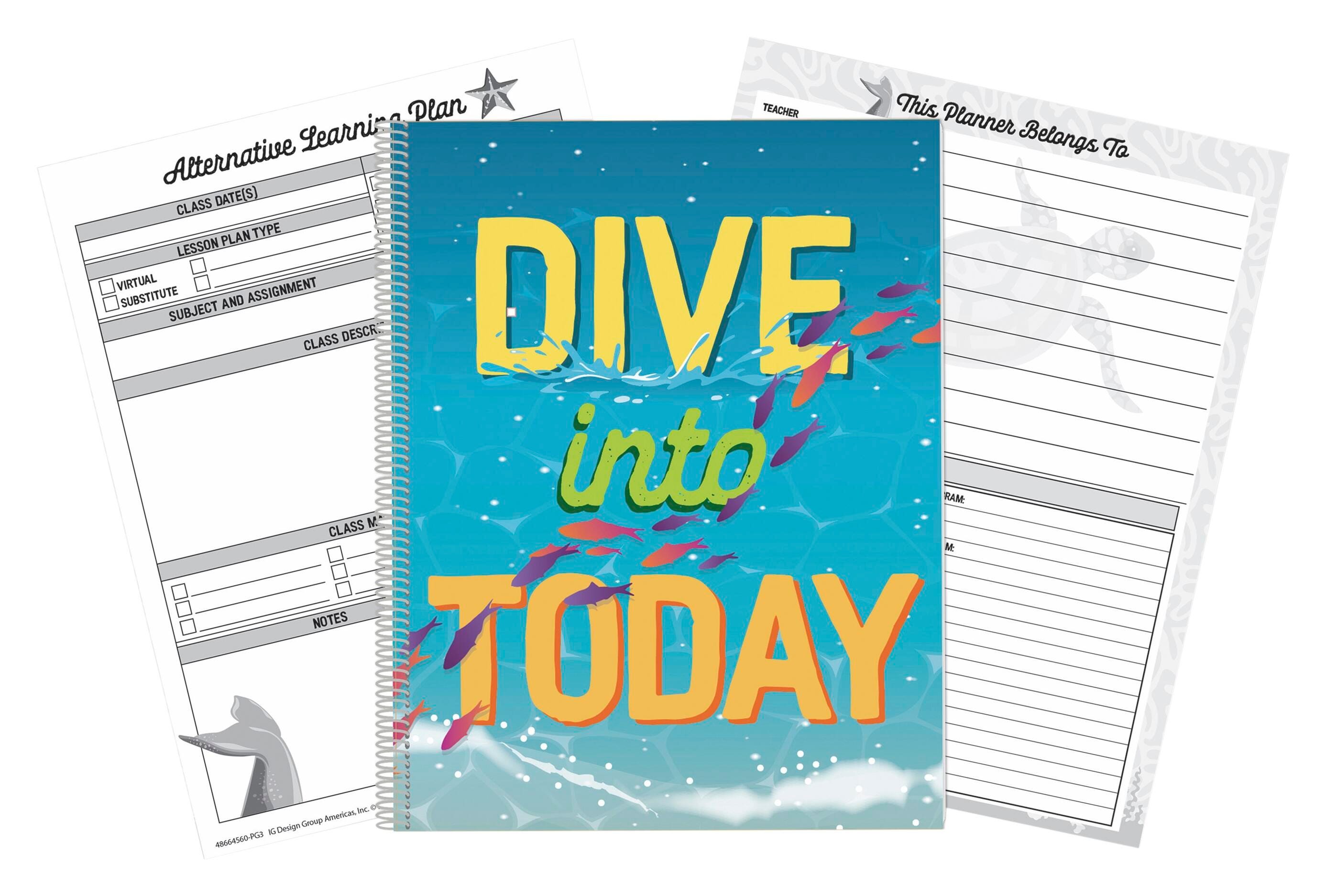 Paper Magic Lesson Plan & Record Book, Seas the Day, 8-1/2 x 11 Inches, 167 pages 2150102