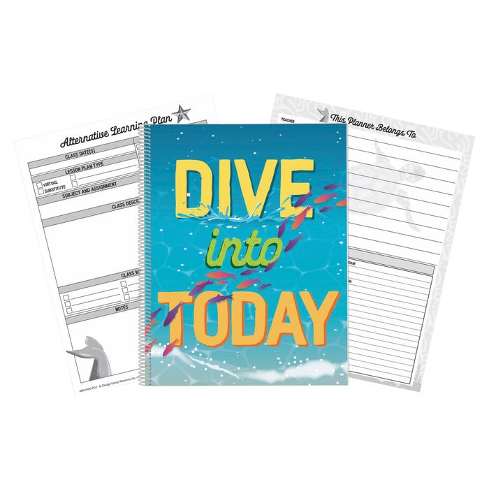 Paper Magic Eureka Lesson Plan & Record Book, Seas the Day, 8-1/2 x 11 Inches, 167 pages