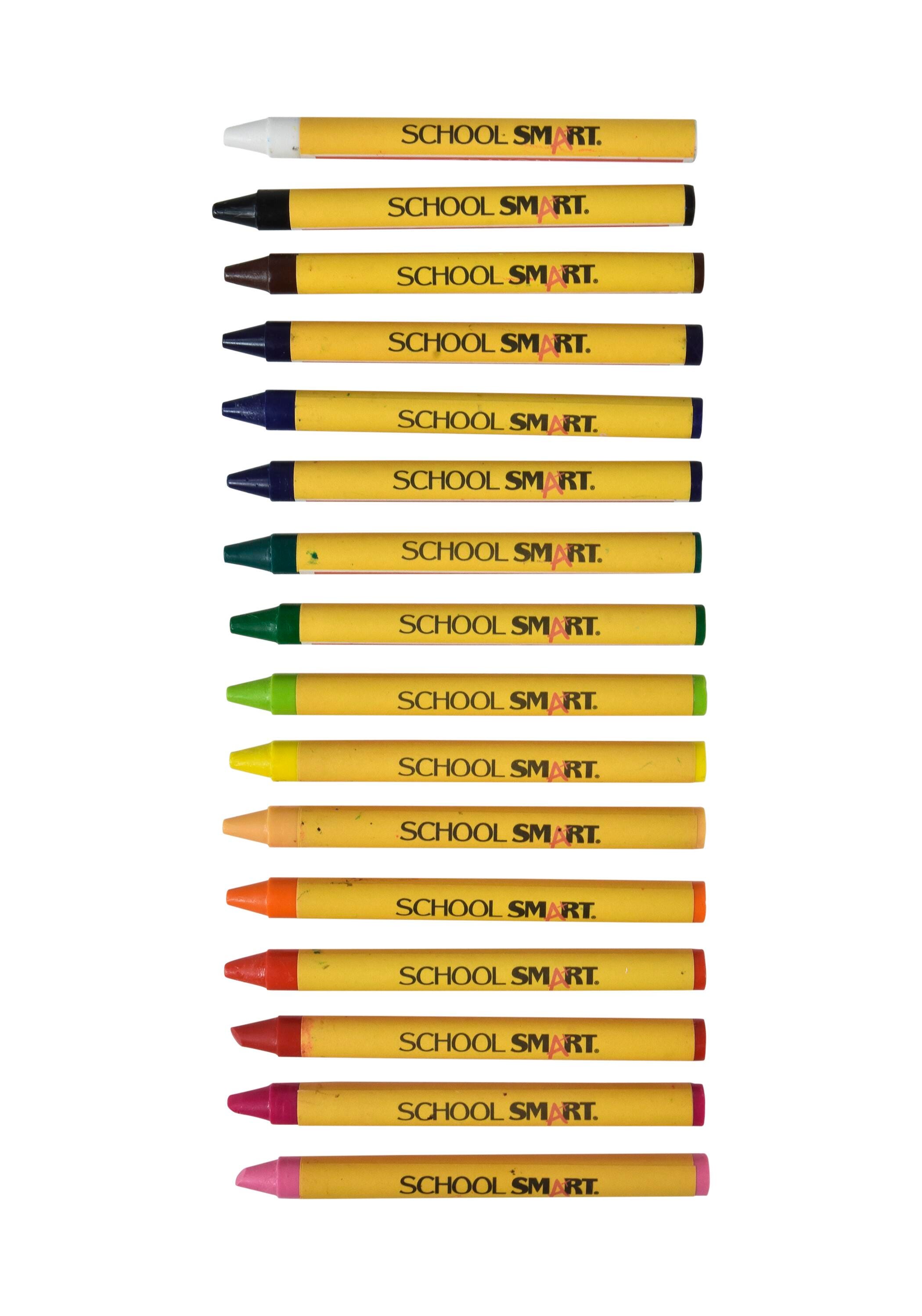 Image for School Smart Crayons, Standard Size, Assorted Colors, Set of 16 from School Specialty