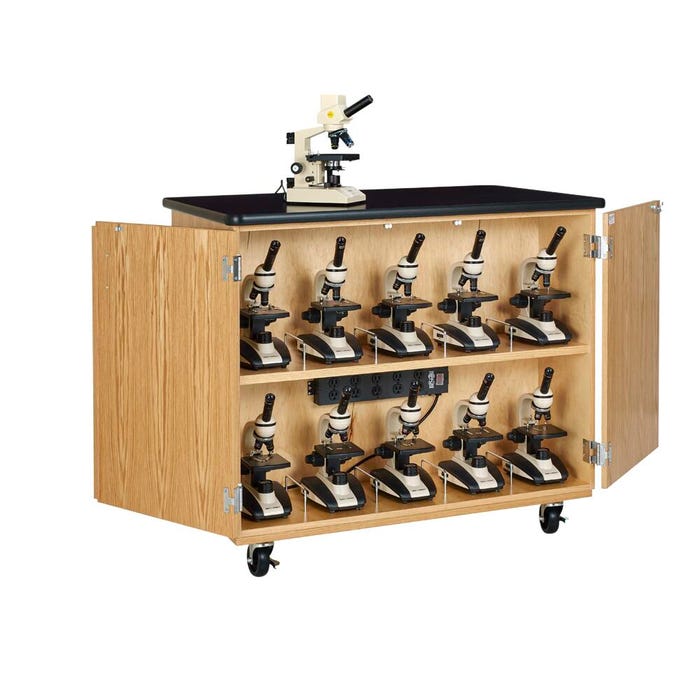 Diversified Spaces Mobile Micro-Charge Station, 48 x 30 x 40-1/4 Inches
