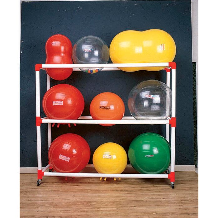 Duracart Exercise Ball Cart, Holds up to 9 Exercise Balls