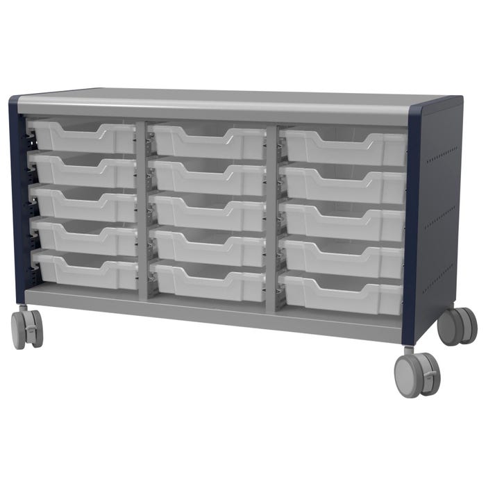 Classroom Select Geode Short Storage Cabinet, Triple Wide