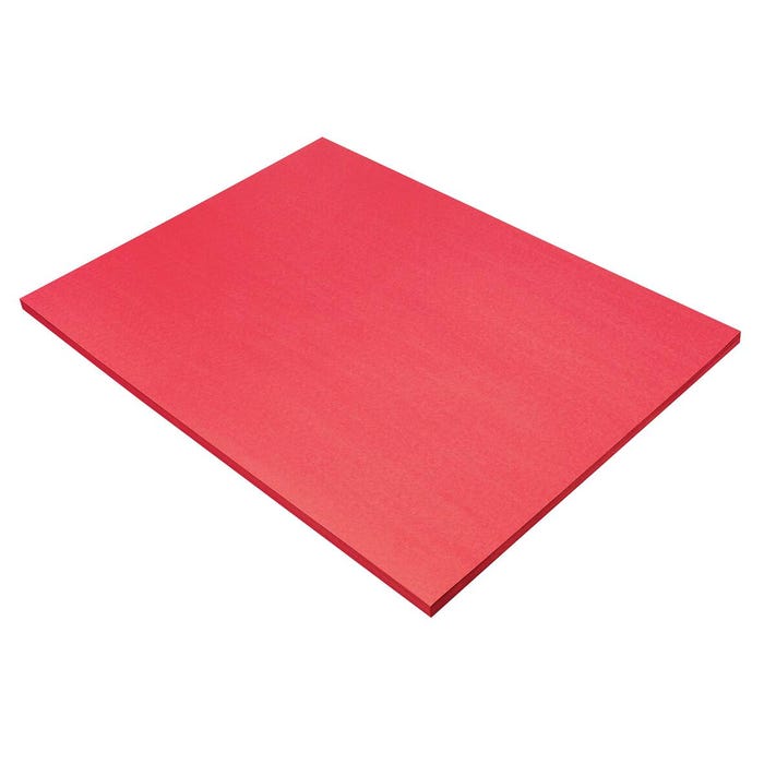 Prang Medium Weight Construction Paper, 18 x 24 Inches, Holiday Red, 50 Sheets