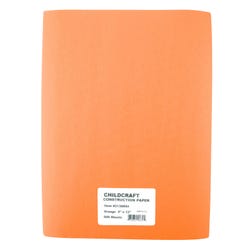 Childcraft Construction Paper, 9 x 12 Inches, Orange, 500 Sheets 2138854