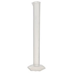 Eisco Labs Graduated Cylinder, Polypropylene, 25mL, Pack of 12