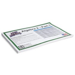 Math Graffiti Word Wall Posters, Algebra 2: Part 1, Set of 50
