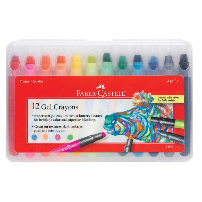 Faber-Castell Gel Crayon Set, Assorted, Set of 12