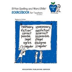 Image for Sitton Spelling Sourcebook for Teacher, Grade 5, Set of 1 Book and 5 Posters from School Specialty