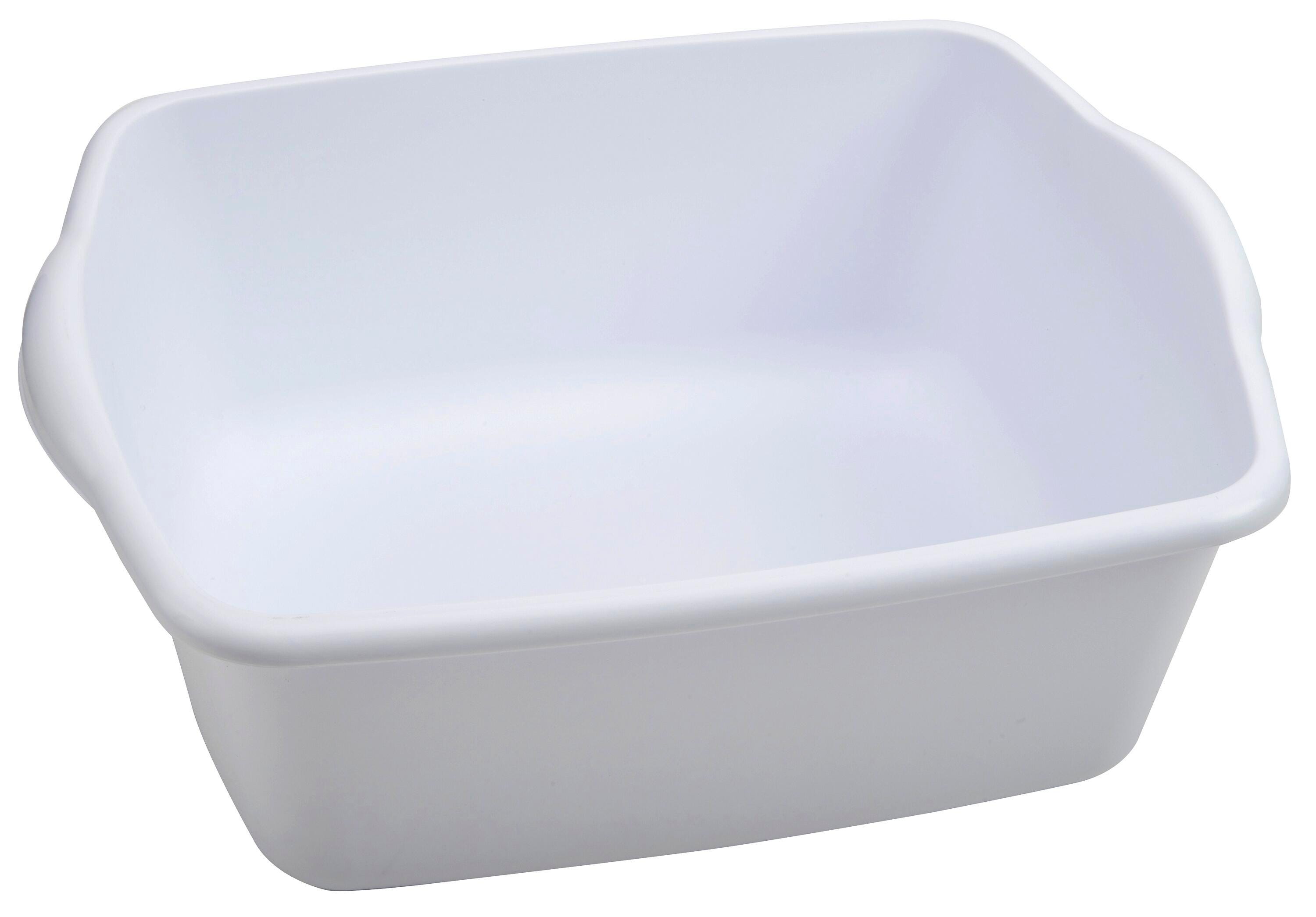 Dynalon Utility Pan, 14-1/2 X 12 X 6-1/4 in, 12 qt, Low Density Polyethylene, Pack of 4, Item Number 594411