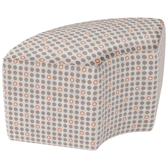 Classroom Select Soft Seating NeoLounge 1/4 Round Ottoman, 27 x 18 x 18 Inches