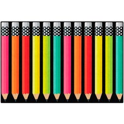 Schoolgirl Style Black, White and Stylish Brights Pencil, Rectangle 4002514