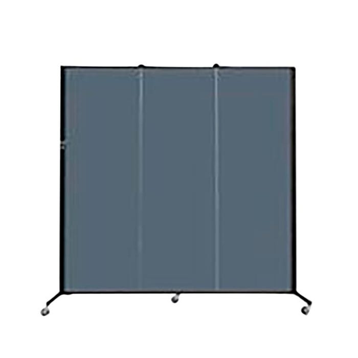 Screenflex Healthflex Partition 3 Panel, 69 W x 3/4 D x 69 H inches