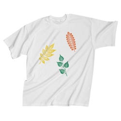 Heavyweight Cotton-Blend T-Shirt, Crew Neck, Small, White