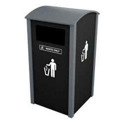 Berkeley 32 Gallon Sideload Single Waste Enclosure, Curve Top, Item Number 2104912