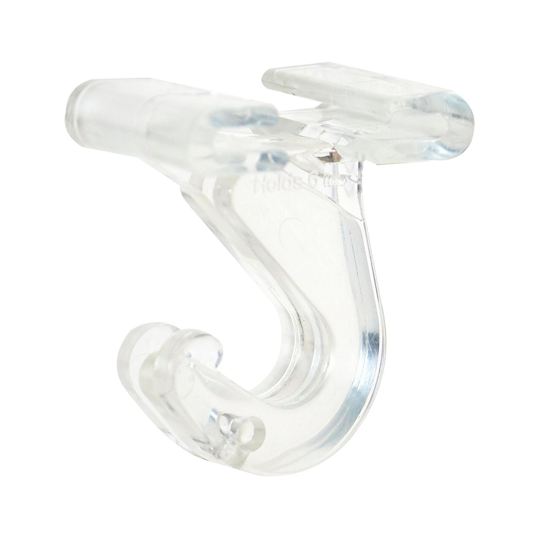 The Pencil Grip Inc. Ceiling Hooks, Clear, Pack of 6, Item Number 2102223