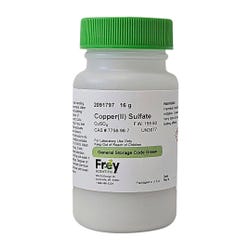 Frey Scientific Copper II Sulfate Solid, Lab Grade, 160 Grams