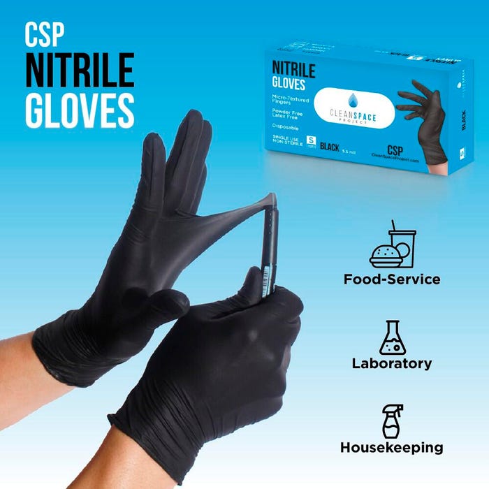 Subtle Touch Nitrile Gloves Powder Free, Blue, Small