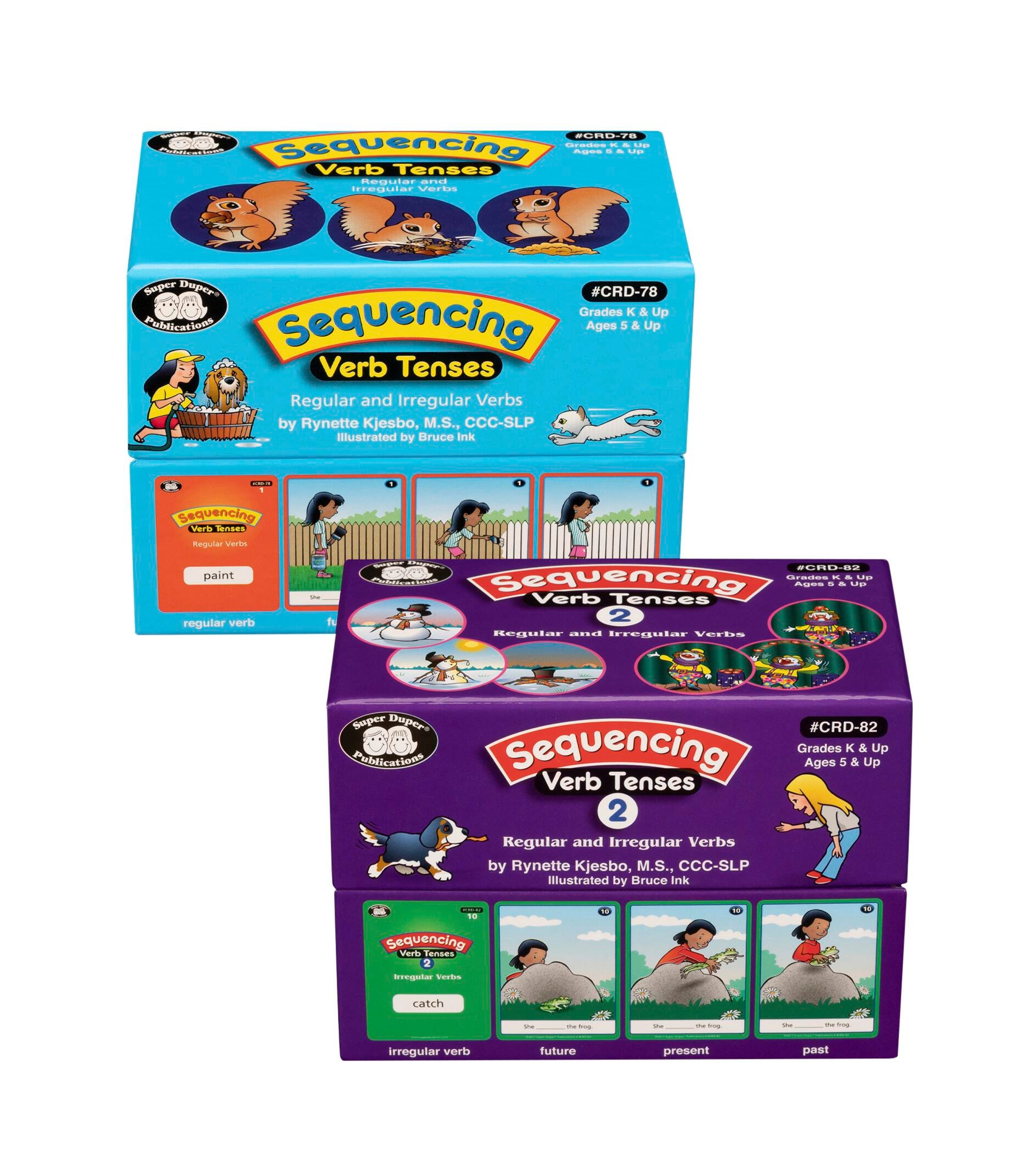 Super Duper Sequencing Verb Tenses Combo, Item Number 2092673