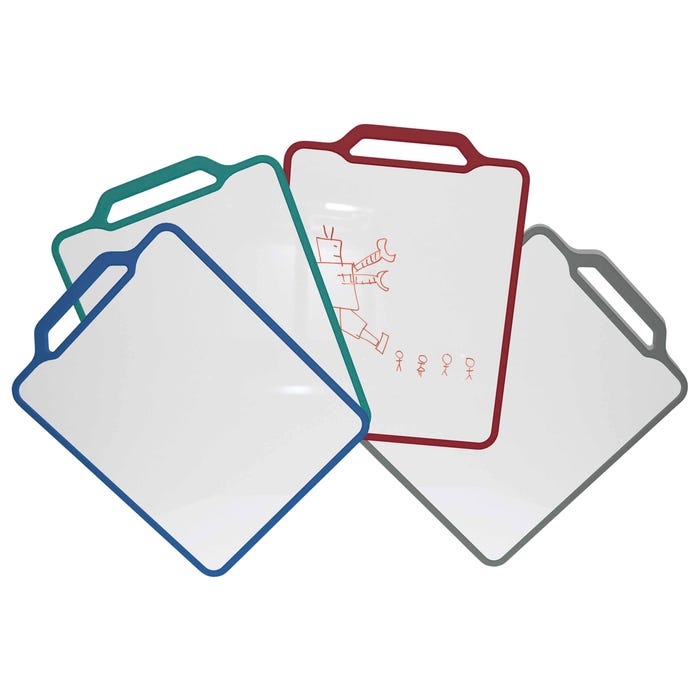 Classroom Select Wipeable Markerboard, Set of 4