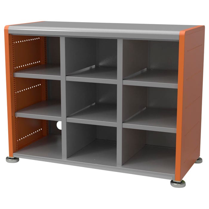 Classroom Select Geode Medium Cabinet, Triple Wide, 9 Cubbies