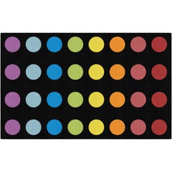 Schoolgirl Style Rainbow Spot Criss-Cross, Rectangle 4002513