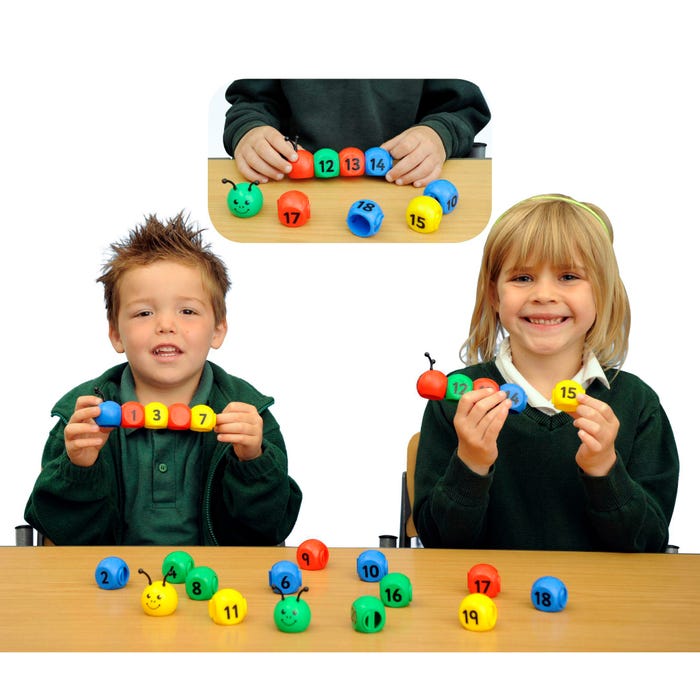 Educational Advantage Number Bugs 1-20, Set of 24