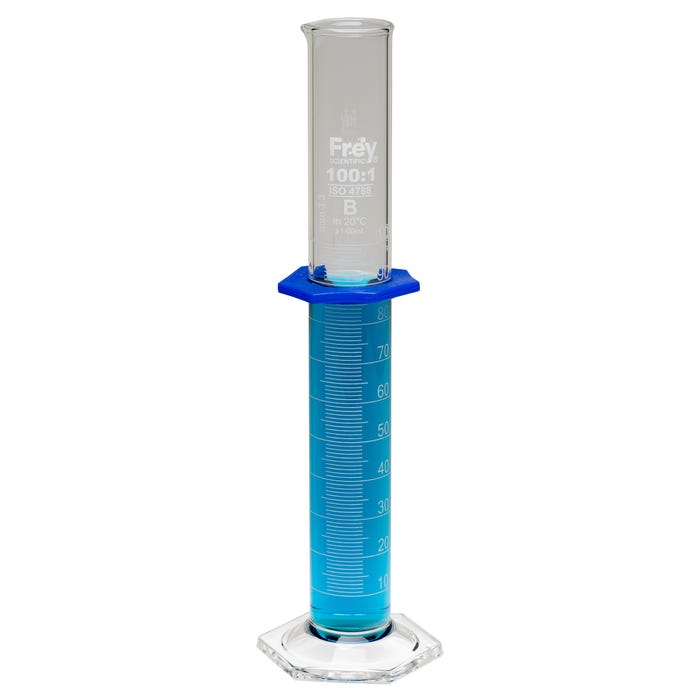 Frey Scientific Borosilicate Glass Cylinder, Class B, 100 mL