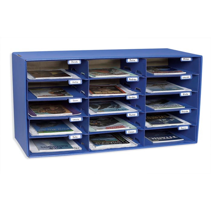 Classroom Keepers 15-Slot Mailbox, 16-3/8 x 31-1/2 x 12-7/8 Inches