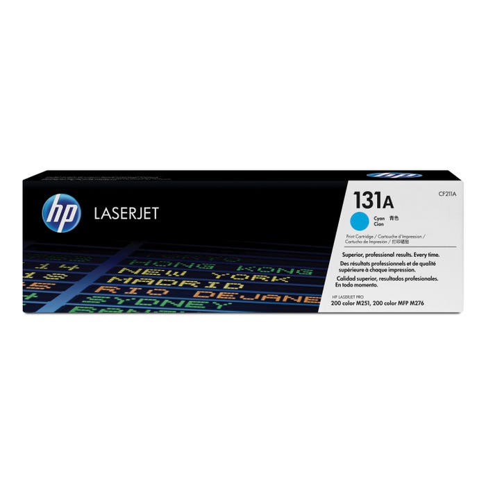 HP 131A Ink Cartridge, CF211A, Cyan