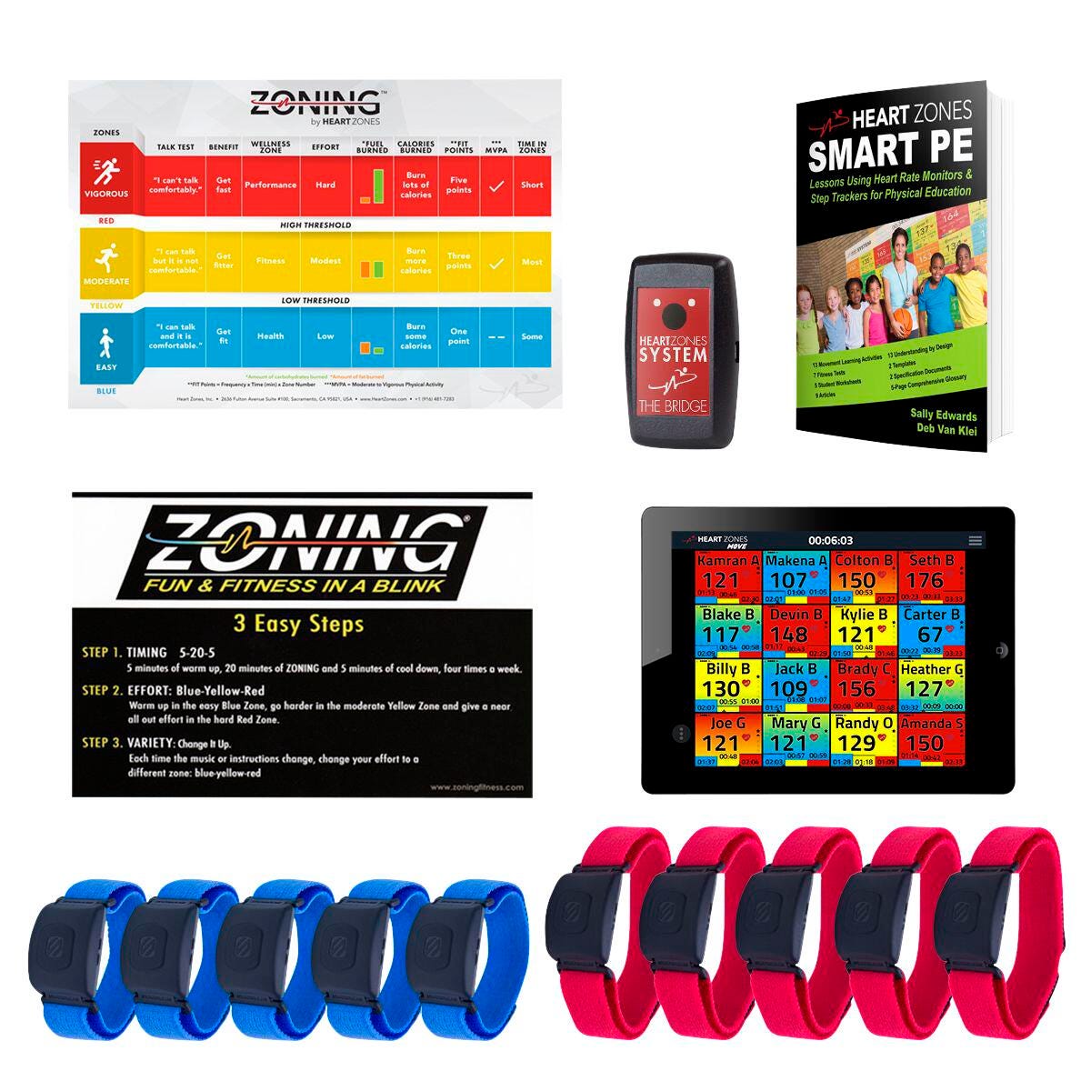 Heart Zones Heart Rate Curriculum Smart Pack 10 2092351