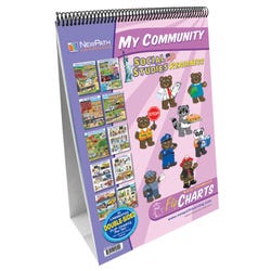 NewPath My Community Write-On/Wipe-Off Flip Chart Set, Grades PreK to 2 1502081