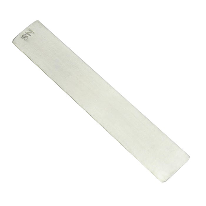 Frey Scientific Flat Electrode Strip, 5 x 3/4 x 3/64 Inches, Tin