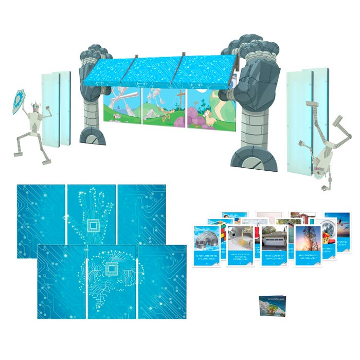 Inventionland Robot Tech Bar Deluxe Starter Kit For One Innovation Lab Level 3