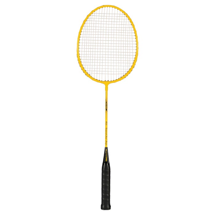 Sportime Yeller Economy Steel Badminton Racquet, 26 Inches, Yellow/Black