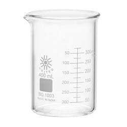 United Scientific Beakers, Low Form, Heavy Duty, 400ml 2089975