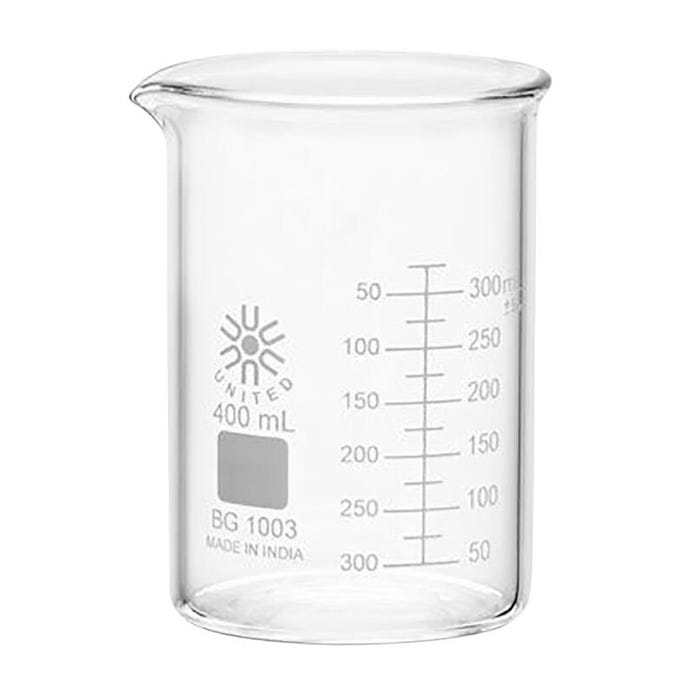 United Scientific Beakers, Low Form, Heavy Duty, 400ml